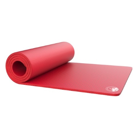 LEISURE SPORTS Foam Sleep Pad 0.50" Thick Red Camping Mat for Cots, Tents, Hiking and Sleepovers with Carry Handle 387200ASP